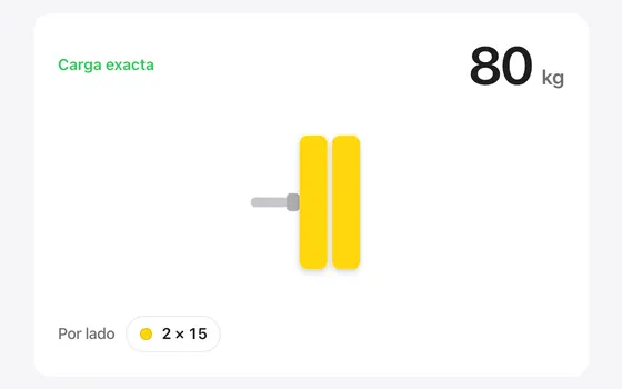 Discos en casa: la herramienta web con un ejemplo introducido y su resultado calculado